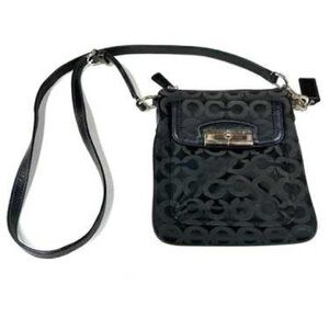 Coach Kristin Op Art Signature Swingpack Crossbody Bag